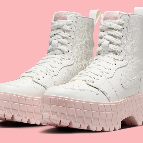 Nike air Jordan Women's brooklyn sail legend pink platform boot fj5737-116 - Picture 1 of 7